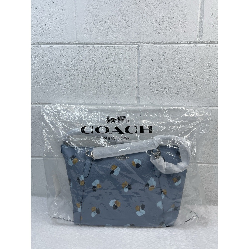 Coach‎ Women's Ava Tote In Field Floral Print Coated Canvass Bag NWT - Picture 9 of 9